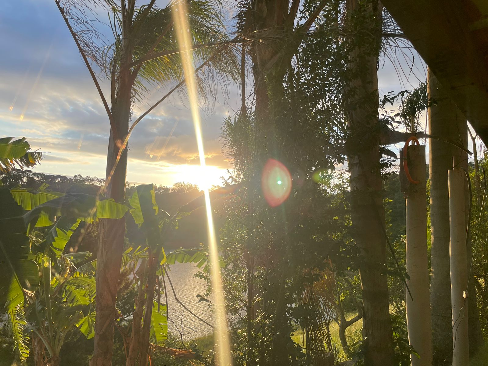 Vista da represa de Igaratá